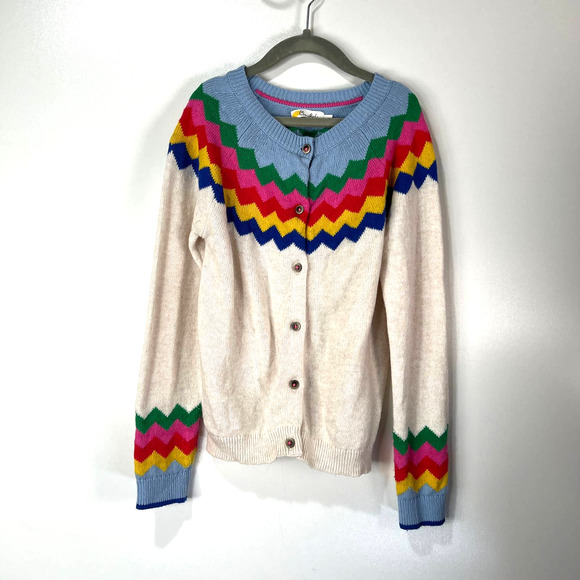 Mini Boden Other - Mini Boden Knit Cardigan Rainbow